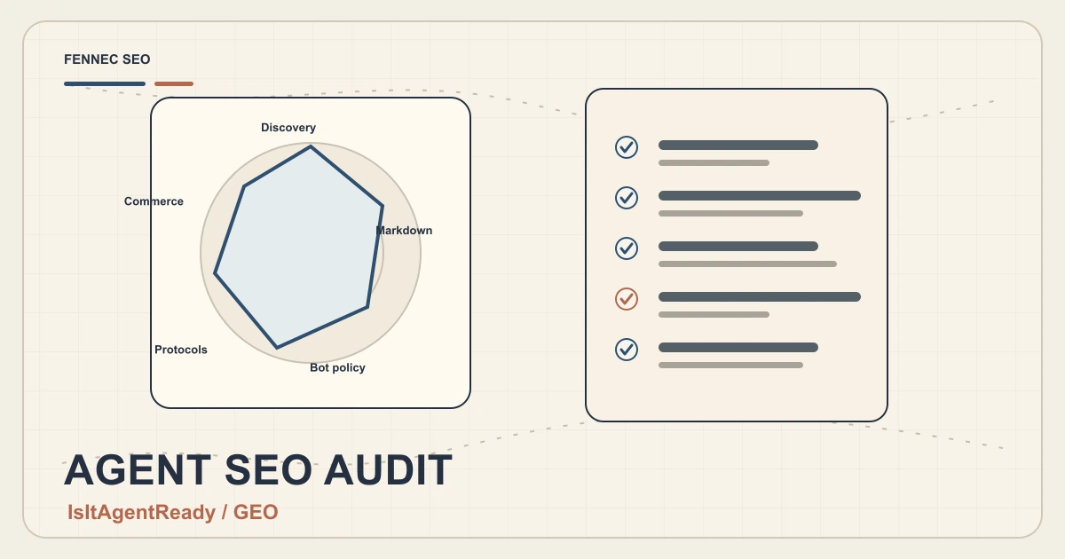 Agent SEO Audit: What IsItAgentReady Checks and How to Use It for GEO