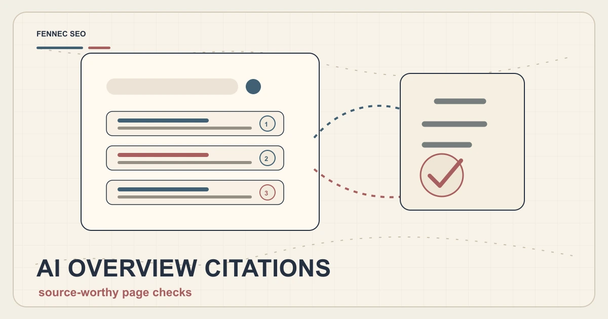 AI Overview Citation Audit: Are Your Pages Source-Worthy?