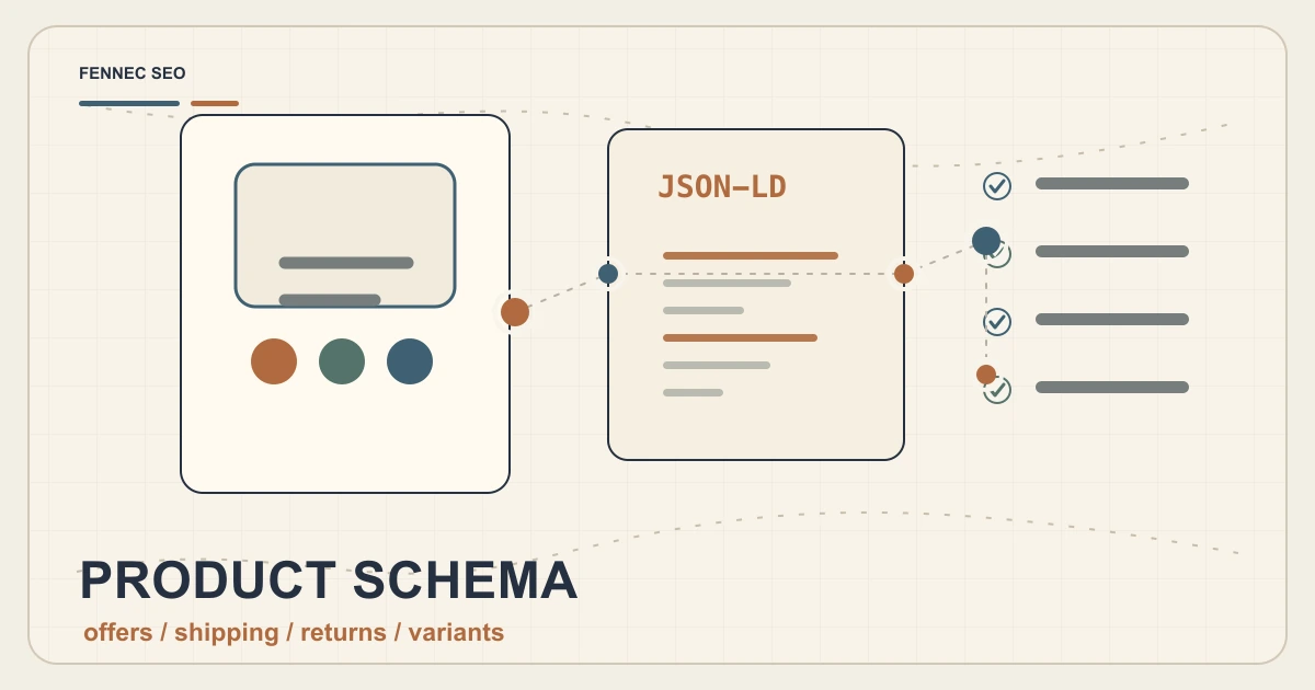 Product Schema 与 Merchant Listings：2026 技术 SEO 检查清单