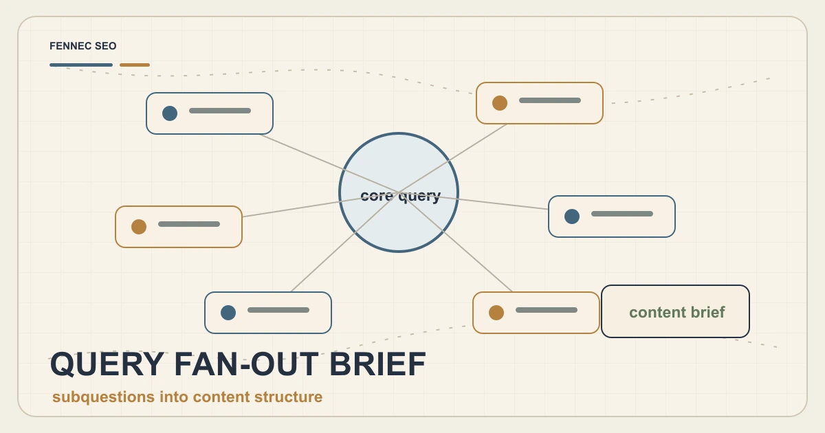 Query Fan-Out SEO: A Content Brief Template for Google AI Mode