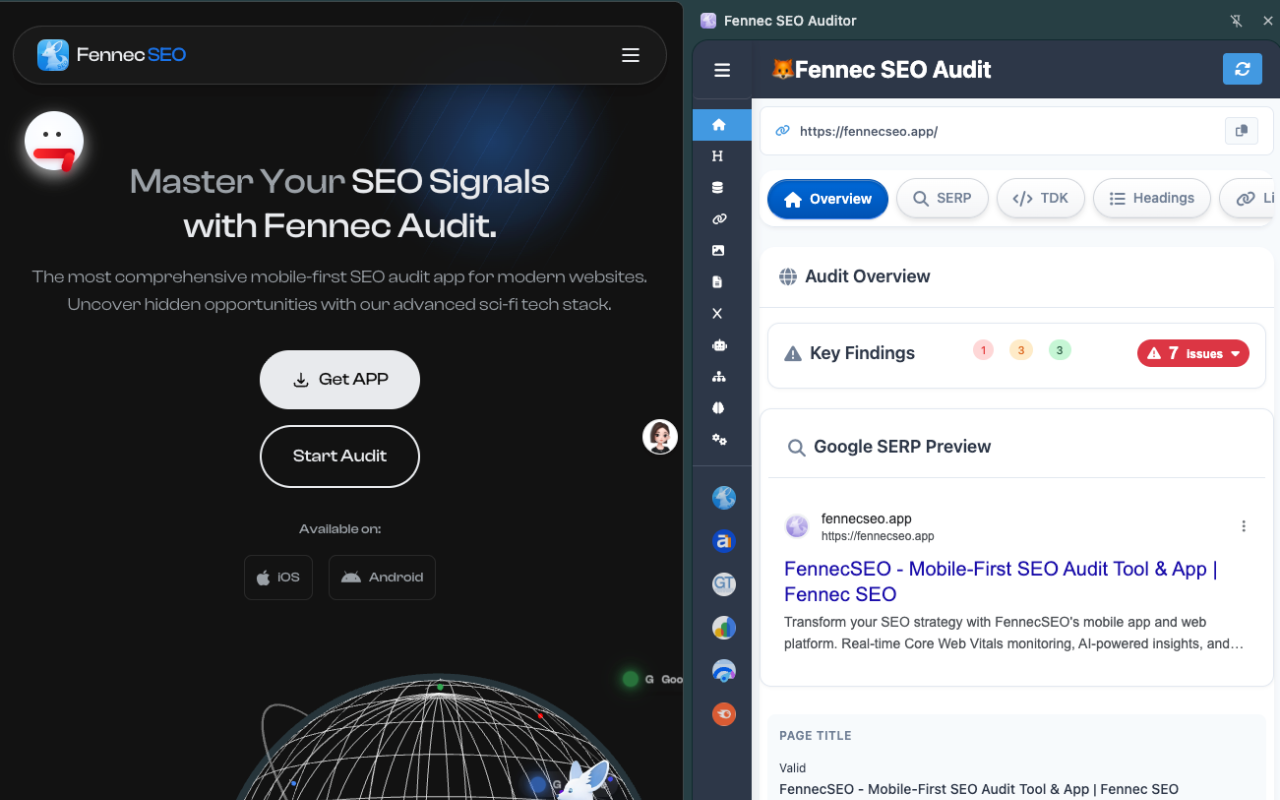 Extension Dashboard